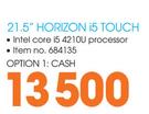 Lenovo 21.5" Horizon i5 Touch