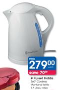Russell Hobbs 360 Degree Cordless Montana Kettle-1.7Ltr Each