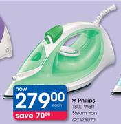 Philips 1800 Watt Steam Iron GC1020/70-Each