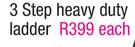 Stramm 3 Step Heavy Duty Ladder-Each