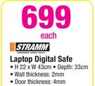 Stramm Laptop Digital Safe-Each
