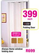 Always Home Window Folding Door