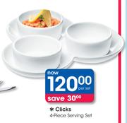 Clicks 4 Piece Serving Set-Per Set