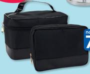 Clicks Black PVC Trim Toiletry Bag-Each
