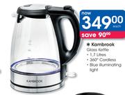 Kambrook Glass Kettle-1.7Ltr Each