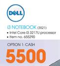 Dell i3 Notebook 3521