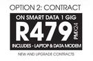 Dell Intel Core i5 Notebook-On Smart Data 1 Gig