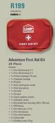 Camp Master 25 Piece Adventure First Aid Kit