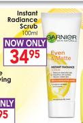 Garnier Instant Radiance Scrub-100ml
