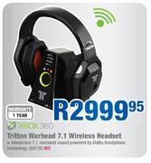 Xbox 360 Tritton Warhead 7.1 Wireless Headset-Each