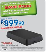 Toshiba Store 2.5" 1TB External