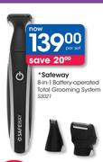 Safeway 8-In-1 Battery Operated Total Grooming System-Per Set