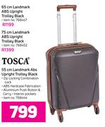Tosca 55cm Landmark Abs Upright Trolley (Black)