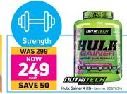 Nutritech Hulk Gainer 4kg-Each