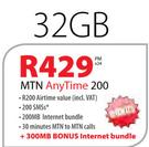 Apple iPhone 5C 32GB-On MTN Anytime 200