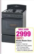  Defy Kitchen Master Stove BLK DSS512