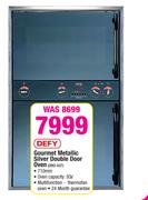 Defy Gourmet Metallic Silver Double Door Oven DBO-437