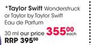 Taylor Swift Wonderstruck Or Taylor By Taylor Swift Eau De Parfum-30ml Each