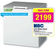 KIC 210Ltr White Chest Freezer KCG 210/1