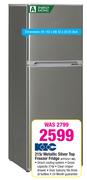 KIC 215Ltr Metallic Silver Top Freezer Fridge KTF523/1 ME