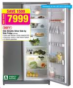 Defy 556Ltr Metallic Silver Side By Side Fridge DFF404