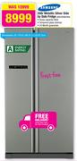Samsung 550Ltr Metallic Silver Side By Side Fridge RSA1NTMG/XFA