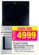 Russell Hobbs 60cm Stainless Steel Oven and Ceran Hob CERAN HOB