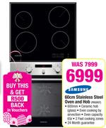 Samsung 60cm Stainless Steel Oven and Hob PKG007