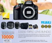Nikon Triple Lens Bundle D3200