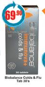 Biobalance Colds & Flu Tab 30's