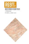 Ricci Peach Floor Tiles-Per Sqm