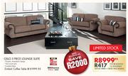 Milano Decor Oslo 3-Piece Lounge Suite