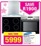 Samsung 60cm Stainless Steel Oven And Hob PKG007