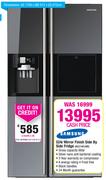 Samsung 524Ltr Mirror Finish Side By Side Fridge RS21HFLMR