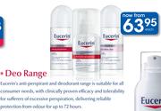 Eucerin Deo Range