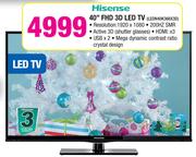 Hisense 40" FHD 3D LED TV LEDN40K366X3D