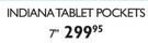 Indiana Tablet Pockets 7"