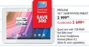 Proline 10.1" 16GB Wi-Fi 3G Tablet
