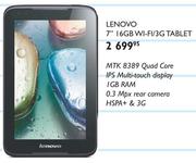 Lenovo 7" 16GB Wi-Fi 3G Tablet
