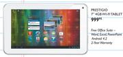 Prestigio 7" 4GB Wi-Fi Tablet