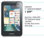 Lenovo 7" 16GB WI-Fi Tablet