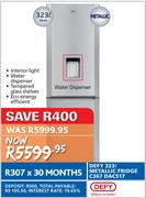 Defy 323Ltr Metallic Fridge C367 DA517