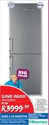 Hisense 230Ltr Metallic Fridge H299BME