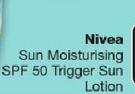 Nivea Sun Moisyurising SPF 50 Trigger Sun Lotion-300ml