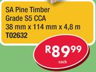 SA Pine Timber Grade S5 CCA 38mm x 114mm x 4.8m T02632