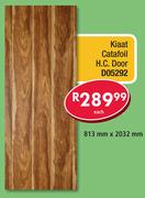 Kiaat Catafoil H.C.Door D05292-813mm x 2032mm Each