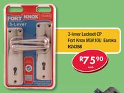 3-Lever Lockset CP Fort Knox M3A10U Eureka H24358