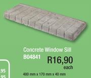 Concrete Windows Sill B04841-480mm x 170mm x 40mm Each
