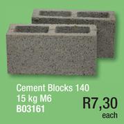 Cement Blocks 140 M6 B03161-15kg Each