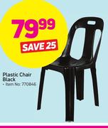Plastic Chair Black